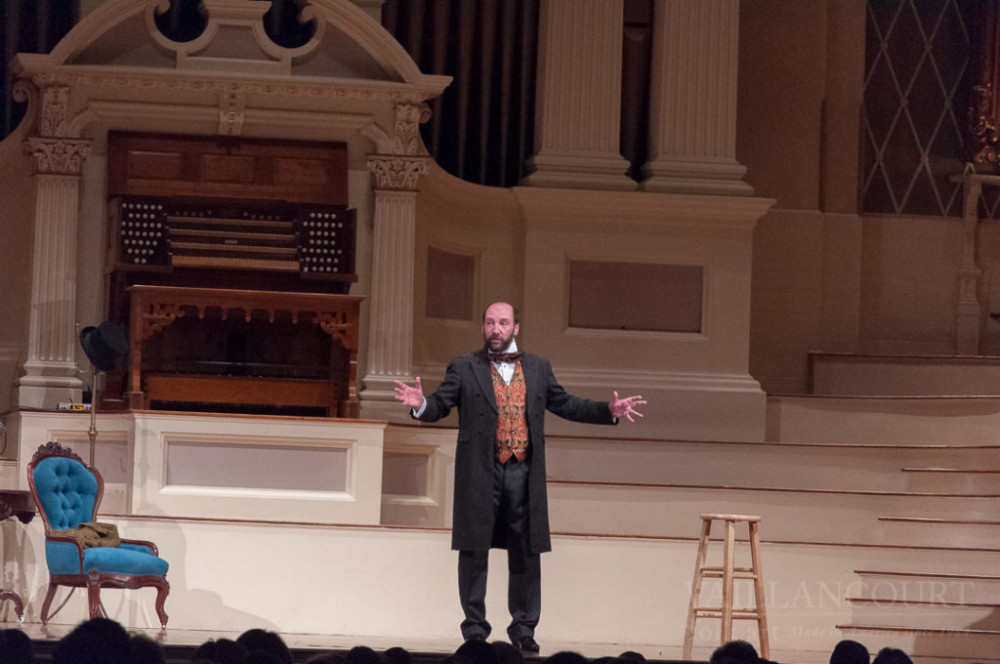 Gerald Charles Dickens at Mechanics Hall in Worcester, MA