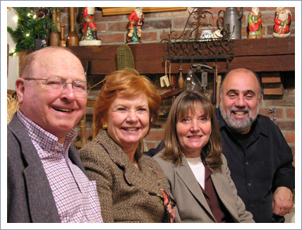 Judi and Gary visiting with Vivienne and her husband Don in 2004.