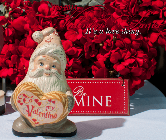 To My Valentine, 2014 Chalkware Santa