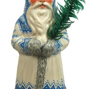 Father Christmas in Blue and White