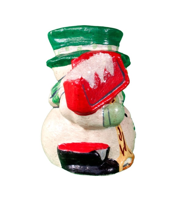 Snowman with Green Hat