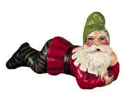 Father Christmas Lying on Stomach