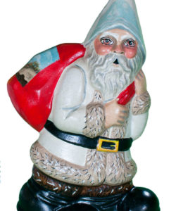 White Father Christmas with Lighthouse