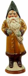 Country Home Gold Coat Father Christmas