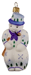 Snowman with Snowflakes