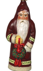 Santa with Kissing Ball