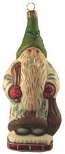 White Father Christmas on Chimney