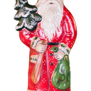 Red Santa with Dot Pattern