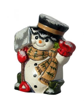 Snowman with Shovel