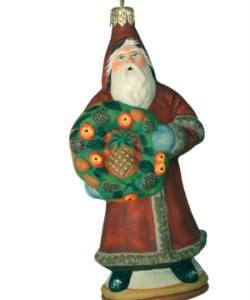 Santa with Wreath