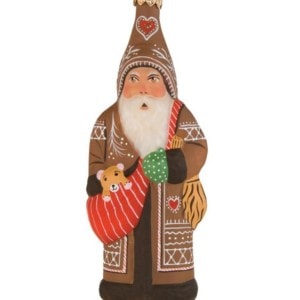 Gingerbread Santa in Brown