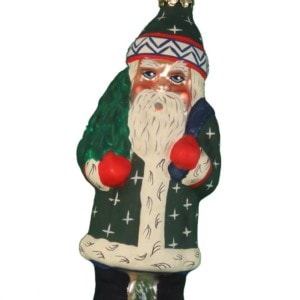 Nordstrom Green Santa