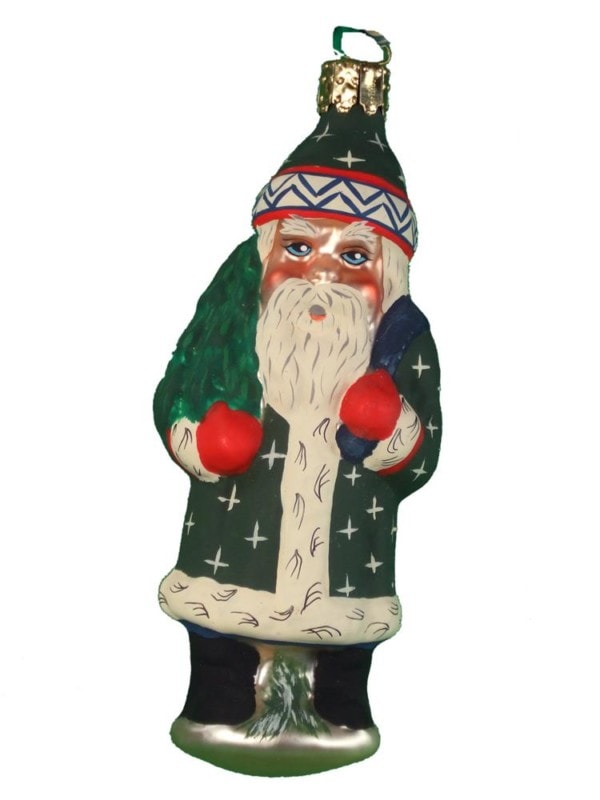 Nordstrom Green Santa