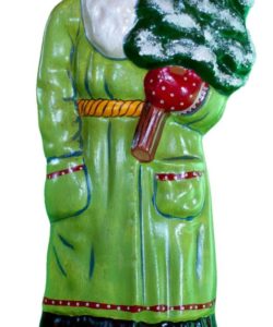 Father Christmas in Green