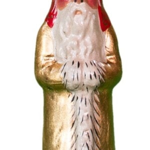 Small Gold Santa