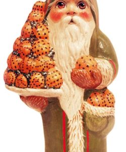 Santa Holding Orange Clove Cone