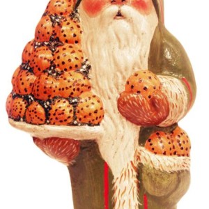 Santa Holding Orange Clove Cone