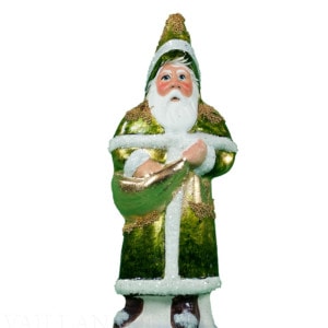 Glimmer Santa in Green Coat
