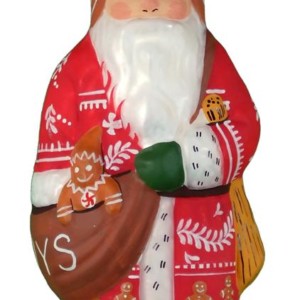 Santa with Gingerbread Man