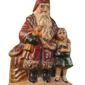 Father Christmas with Good Girl Plaque