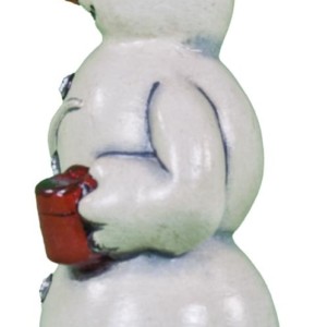 Snowman with Redware Mug
