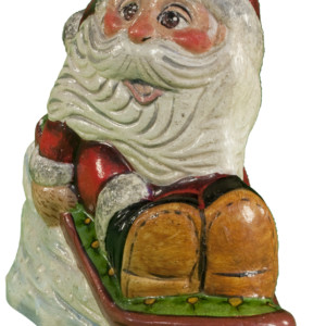 Santa on Toboggan