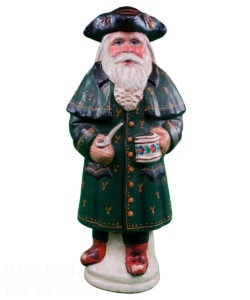 Colonial Santa in Green Coat (#16)