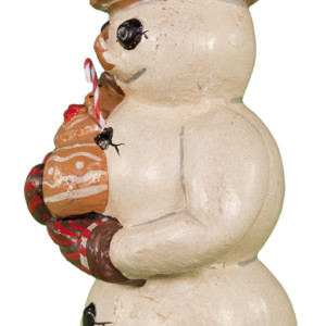 Snowman with Gingerbread Baby