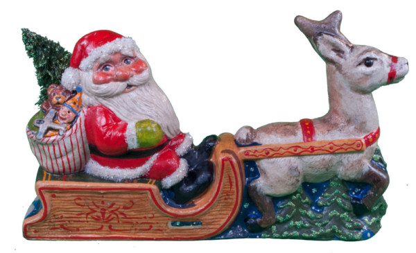 Santa with Reindeer