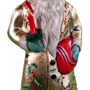 Golden Holly Santa with Mould