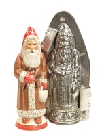 Copper Father Christmas with Mould, Ltd.