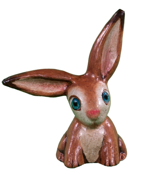 Small Floppy Ear Bunny With Blue Eyes