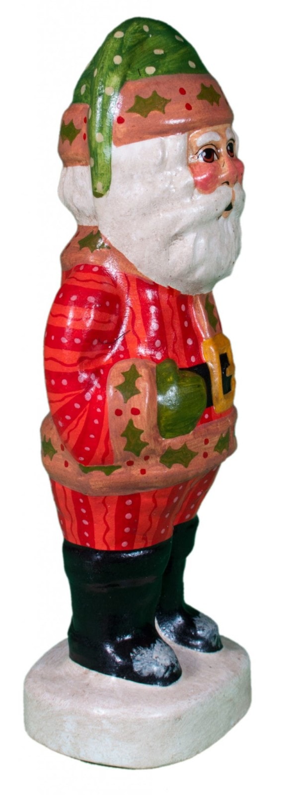 Santa on a Log
