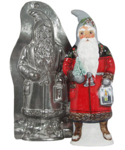 Father Christmas Holding Lantern