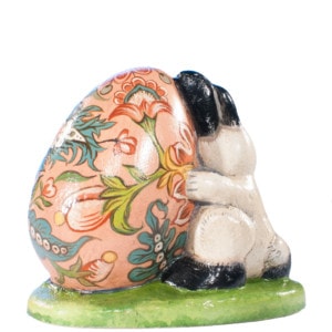 Bunny with Decorated Egg