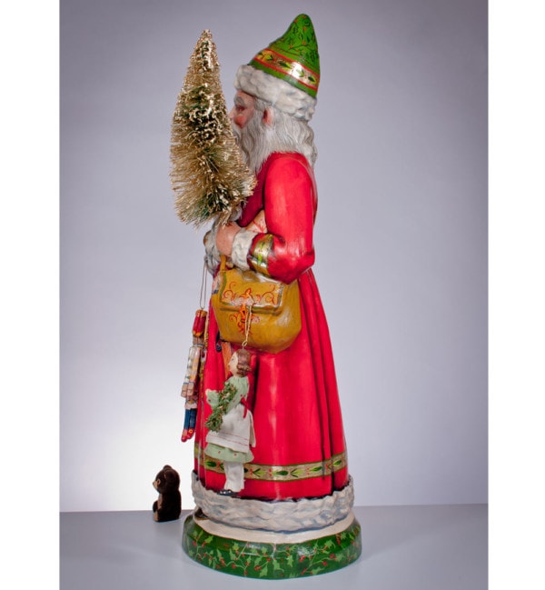 Red Father Christmas with Marionette