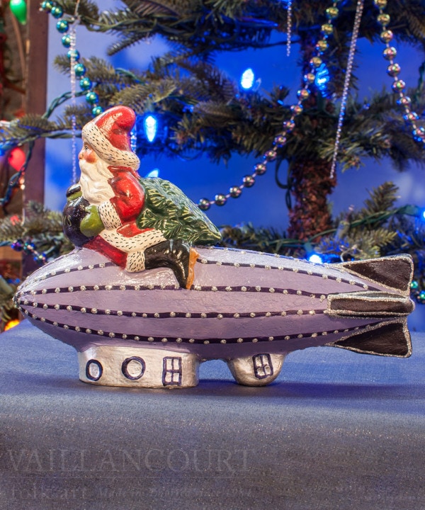 Santa on Zeppelin