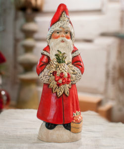 Santa with Gold Pineapples