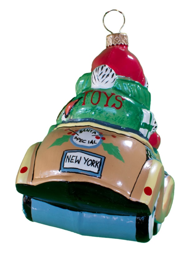 Santa in NYC Cab