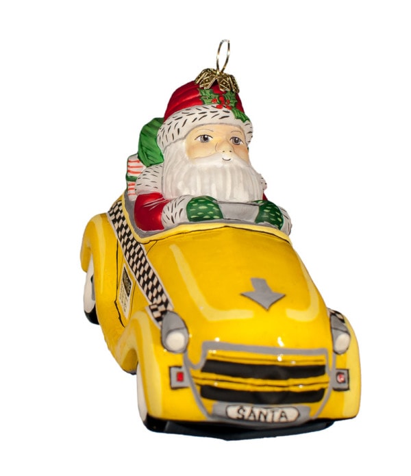 NYC Santa Cabbie Ornament