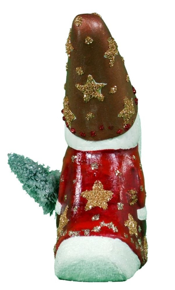 Contemporary Santa with Red Star Coat