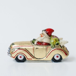Neiman Marcus Gold Taxi Santa