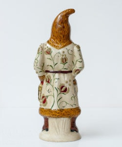 Santa in White Brocade with Lantern