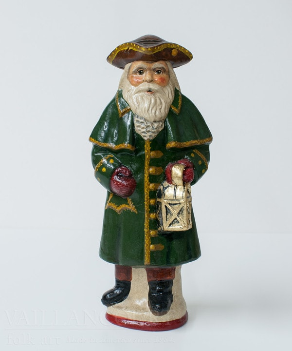 Colonial Santa with Lantern