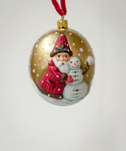 Jingle Balls™ Santa with Snowman