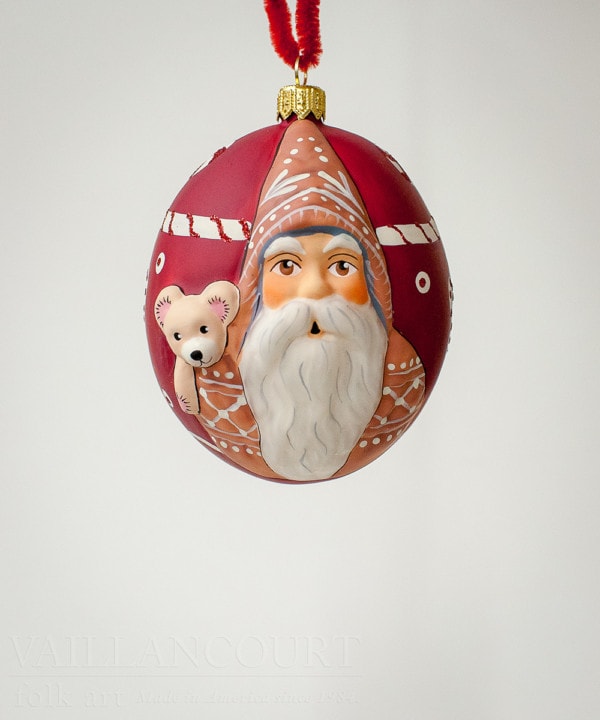 "Jingle Ball" Gingerbread Santa with Teddy