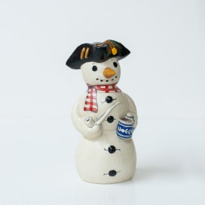 Snowman with Hot Chocolate