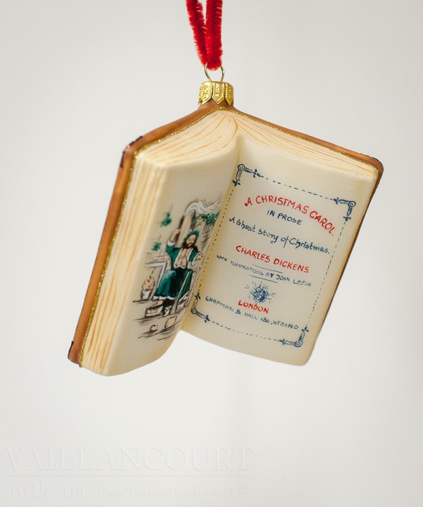 "A Christmas Carol" Book Ornament