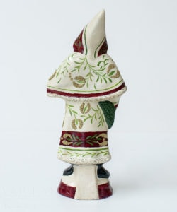 Garnet Hill's White Brocaded Father Christmas