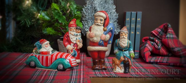 A selection of some of the newly acquired Starlight Santas.